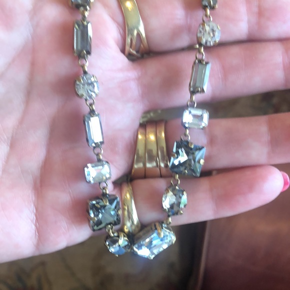 Stella & Ruby cut glass gemstone necklaces (2) 15”-18.5” and 15.5”-20” - Picture 5 of 7